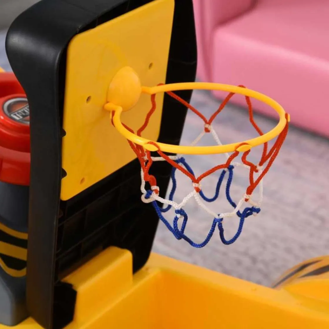 Homcom - Correpasillos 4 en 1 Excavadora Juguete* Vehículos De Batería O A Pedales