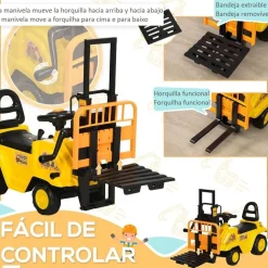 Homcom - Correpasillos apilador* Vehículos De Batería O A Pedales