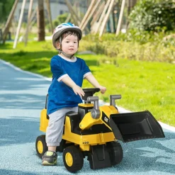 Homcom - Correpasillos Excavadora* Vehículos Y Circuitos