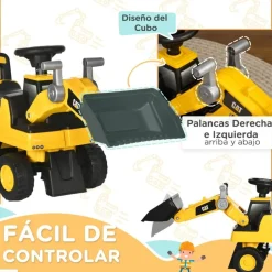 Homcom - Correpasillos Excavadora* Vehículos Y Circuitos