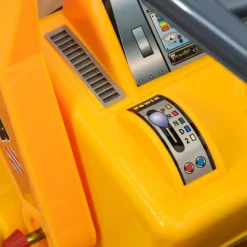 Homcom - Correpasillos Tractor Bulldozer Amarillo* Vehículos De Batería O A Pedales