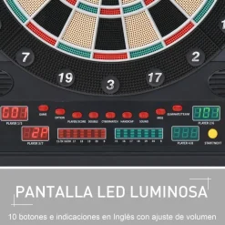 Homcom - Diana electrónica 12 dardos