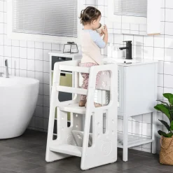 Homcom - Escalón elevador Taburete aprendizaje* Estilo De Vida