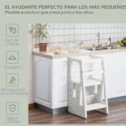 Homcom - Escalón elevador Taburete aprendizaje* Estilo De Vida