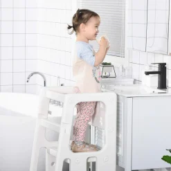 Homcom - Escalón elevador Taburete aprendizaje* Estilo De Vida