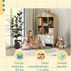 AIYAPLAY Homcom - Estantería infantil madera