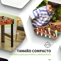 Homcom - Futbolín de mesa 118 x 104 cm* Deportes|Futbolines