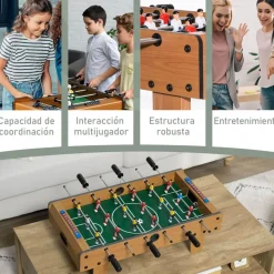 Homcom - Futbolín de mesa 18 jugadores