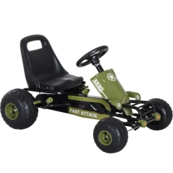 Homcom - Go Kart Racing Deportivo con Embrague* Vehículos De Batería O A Pedales