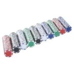 Homcom - Juego de Póker Aluminio* Juegos Y Puzzles|Friki Zone