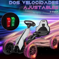 Homcom - Kart eléctrico infantil