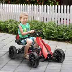 Homcom - Kart eléctrico infantil 2 velocidades* Vehículos De Batería O A Pedales