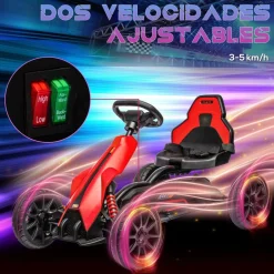 Homcom - Kart eléctrico infantil 2 velocidades* Vehículos De Batería O A Pedales