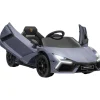 AIYAPLAY Homcom - Lamborghini Revuelto eléctrico Gris con mando* Vehículos De Batería O A Pedales