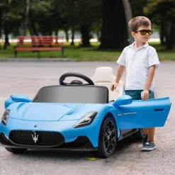 AIYAPLAY Homcom - Maserati MC20 eléctrico Azul con mando