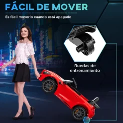 AIYAPLAY Homcom - Mercedes AMG GTR Batería con mando a distancia Rojo* Vehículos De Batería O A Pedales