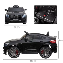 Homcom - Mercedes GLC Coupe Batería con control remoto