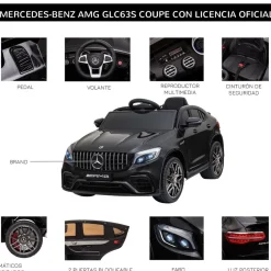 Homcom - Mercedes GLC Coupe Batería con control remoto