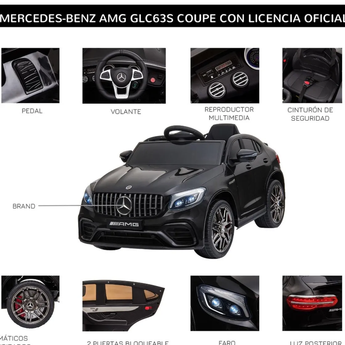 Homcom - Mercedes GLC Coupe Batería con control remoto