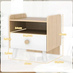 AIYAPLAY Homcom - Mesilla de noche infantil* Estilo De Vida