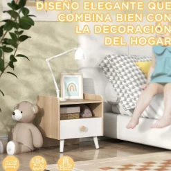 AIYAPLAY Homcom - Mesilla de noche infantil* Estilo De Vida