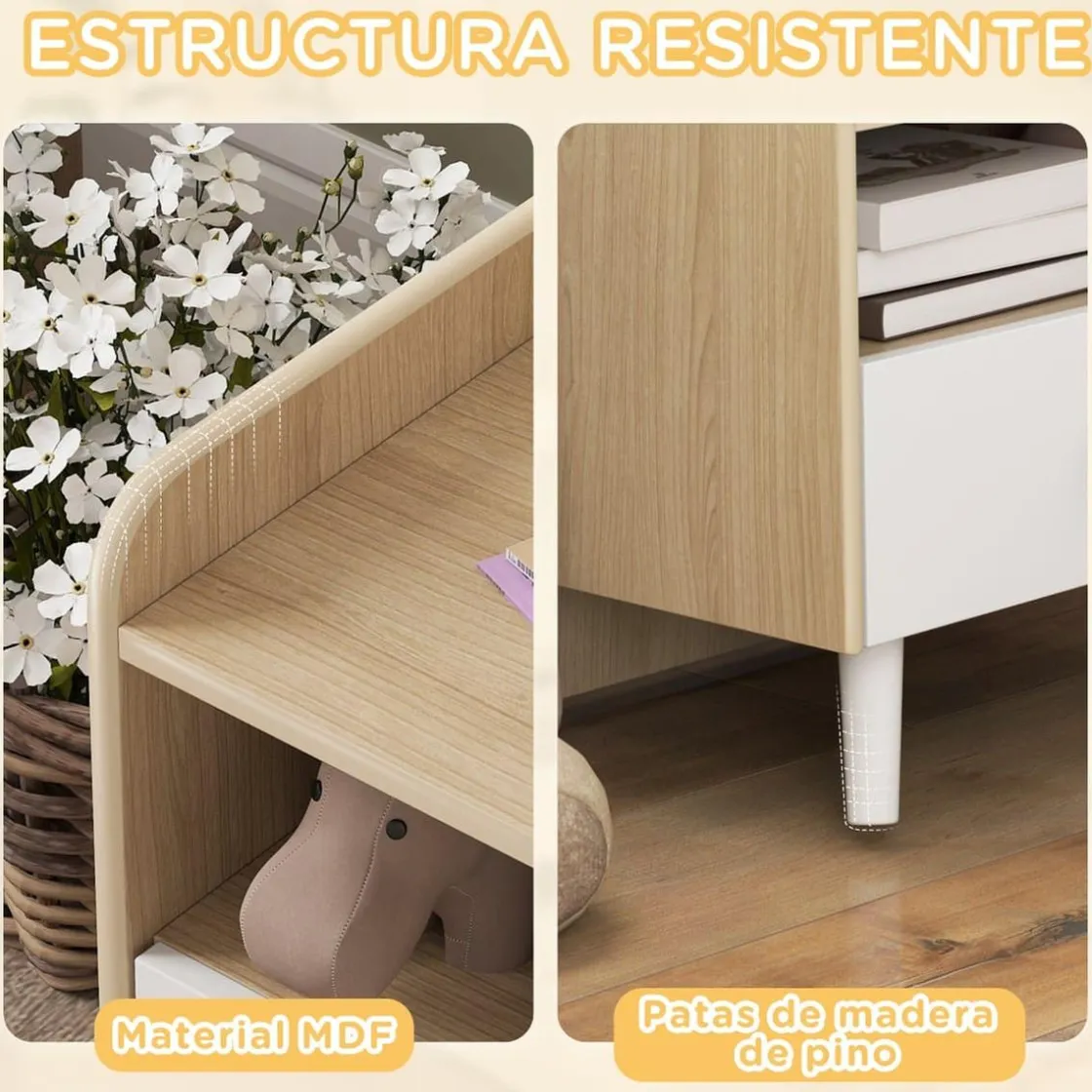 AIYAPLAY Homcom - Mesilla de noche infantil* Estilo De Vida