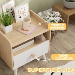 AIYAPLAY Homcom - Mesilla de noche infantil* Estilo De Vida