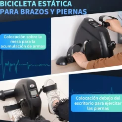 Homcom - Mini Bicicleta estática 2 en 1* Bicicletas