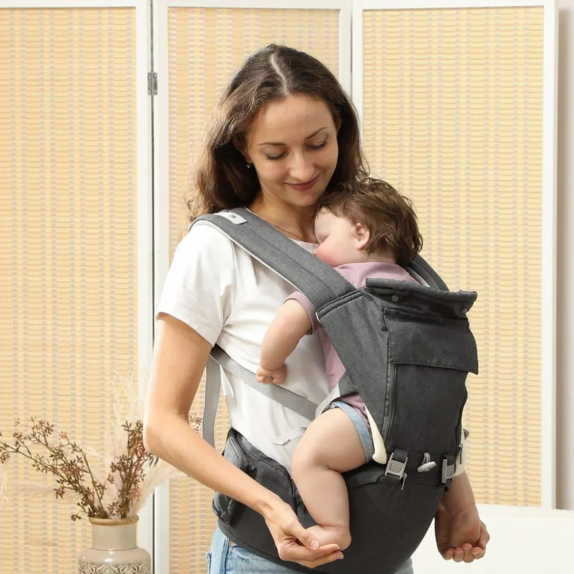 AIYAPLAY Homcom - Mochila portabebés ajustable