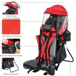 Homcom - Mochila portabebés plegable* Portabebés Y Bici·Portabebés Y Mochilas