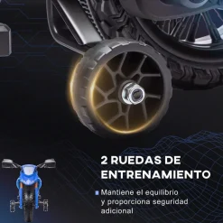 AIYAPLAY Homcom - Moto eléctrica batería 6 V Azul* Vehículos De Batería O A Pedales
