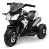 Homcom - Moto eléctrica batería 3 ruedas Trimoto Negro y Blanco* Vehículos De Batería O A Pedales