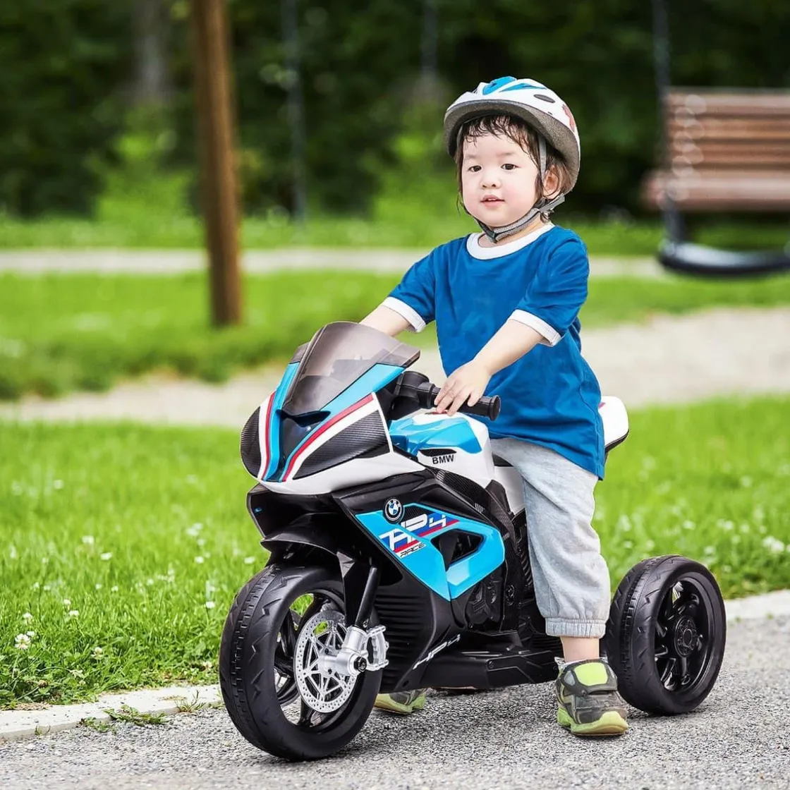 Homcom - Moto eléctrica BMW HP4 azul