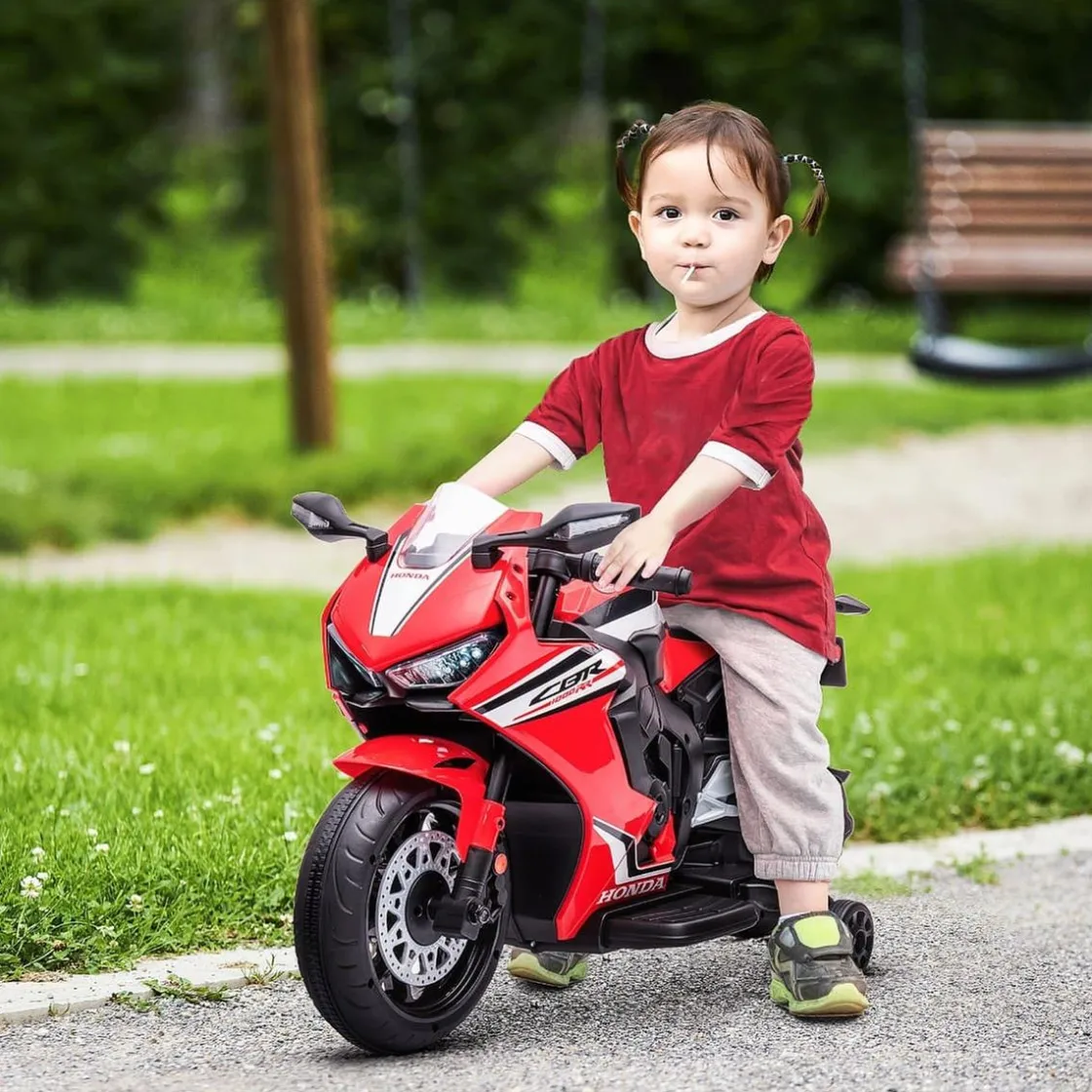 Homcom - Moto eléctrica Honda roja