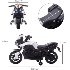 Homcom - Moto eléctrica infantil