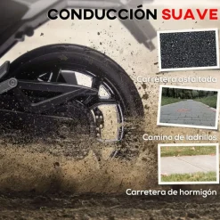 AIYAPLAY Homcom - Moto eléctrica infantil Honda Rojo/Negro