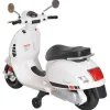 Homcom - Moto Eléctrica Infantil Blanco