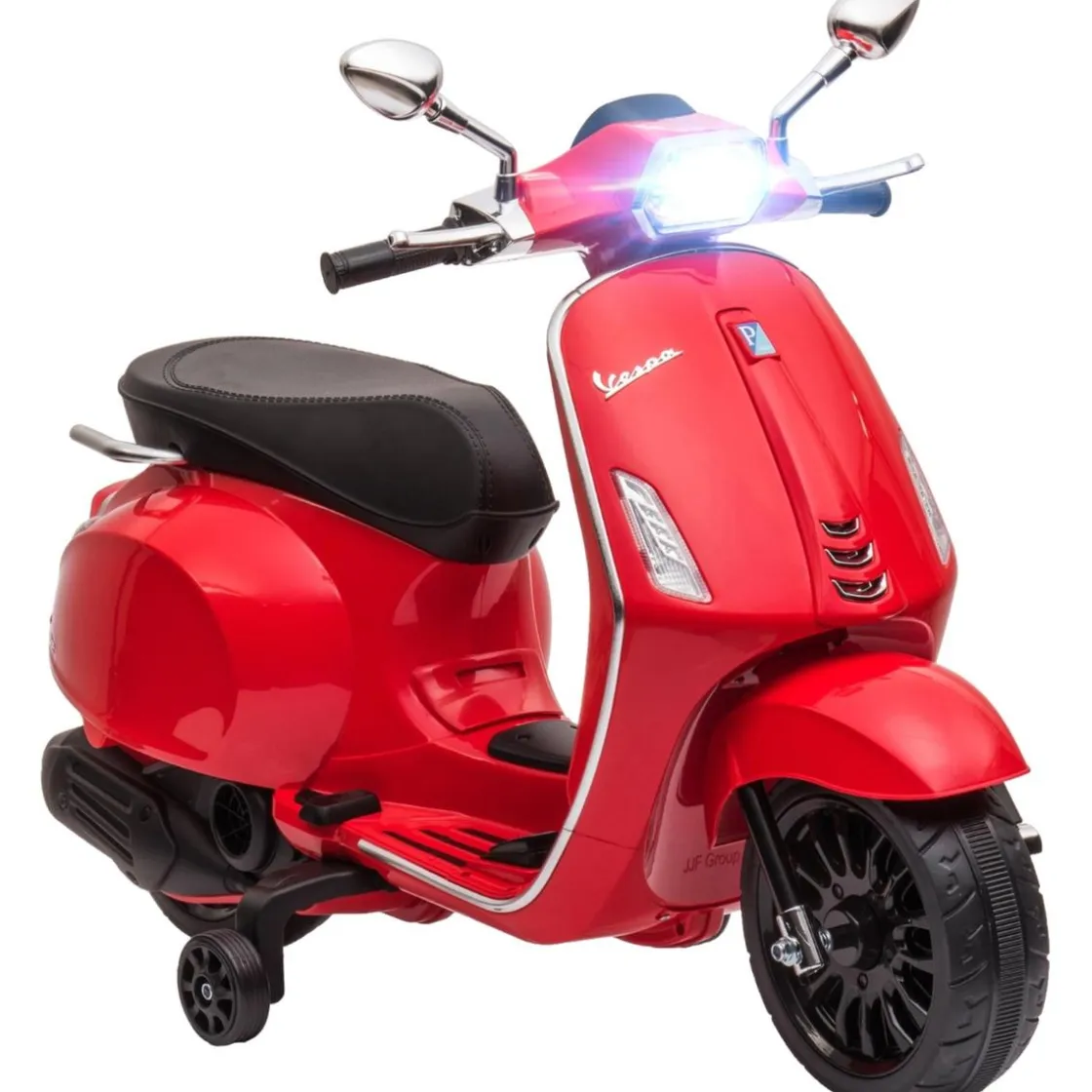 AIYAPLAY Homcom - Moto eléctrica infantil Vespa Rojo* Vehículos De Batería O A Pedales