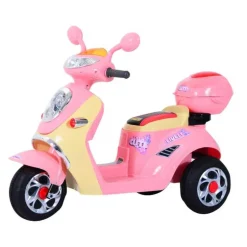 Homcom - Moto Eléctrica Infantil Tipo Triciclo* Vehículos De Batería O A Pedales
