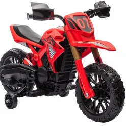 AIYAPLAY Homcom - Moto eléctrica para niños Rojo