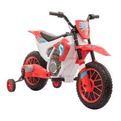 Homcom - Moto eléctrica rojo-blanco* Vehículos De Batería O A Pedales