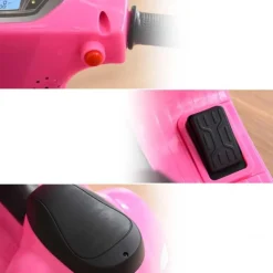 Homcom - Moto Eléctrica Vespa rosa* Vehículos De Batería O A Pedales