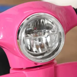 Homcom - Moto Eléctrica Vespa rosa* Vehículos De Batería O A Pedales