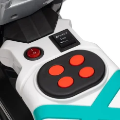 Homcom - Moto eléctriva 6V blanco/negro