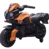 Homcom - Moto infantil eléctrica negra y naranja