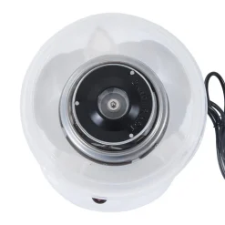 Homcom - Máquina Blanca de Algodón de Azúcar
