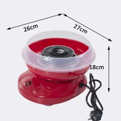 Homcom - Máquina Roja de Algodón de Azúcar* Figuras De Acción