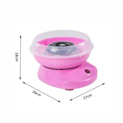 Homcom - Máquina Rosa de Algodón de Azúcar* Figuras De Acción