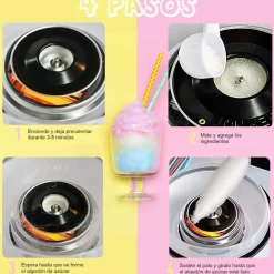 Homcom - Máquina Rosa de Algodón de Azúcar* Figuras De Acción