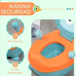 Homcom - Orinal de aprendizaje alien* Baño Y Accesorios·Orinales Y Reductores